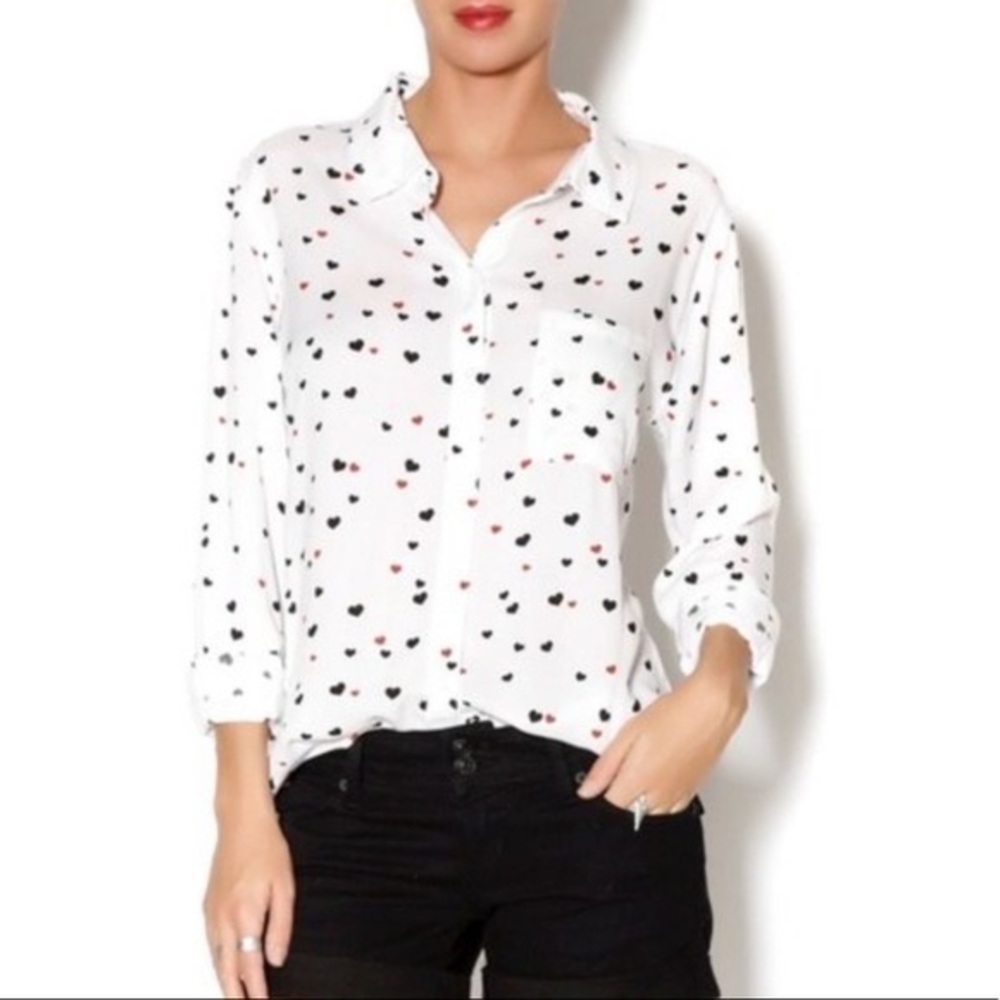 Rails Hearts Button Up